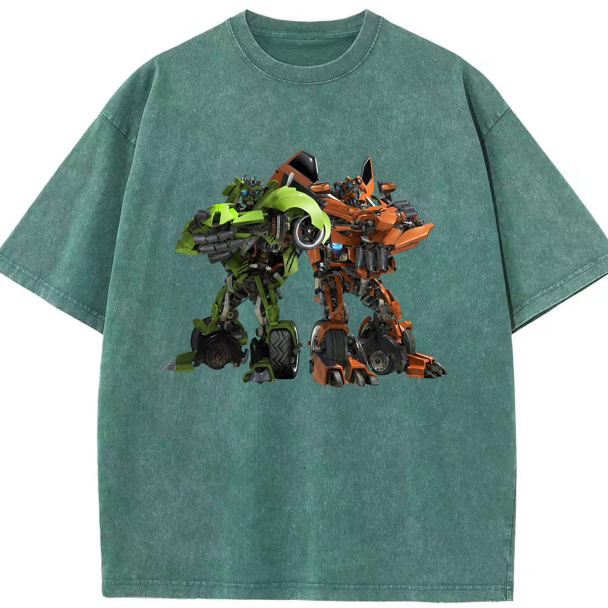 （画像用） Transformers トランスフォーマー 綿100% ヴィンテージ風 半袖Tシャツ（フロントプリント）